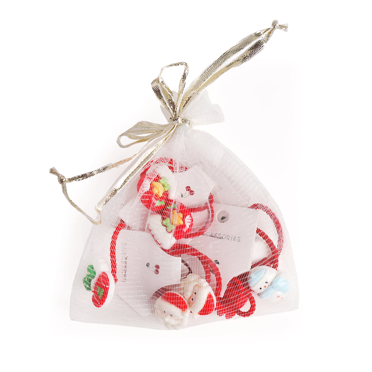 Holiday Twisties Baby Rubberbands - Pack of 10 pcs