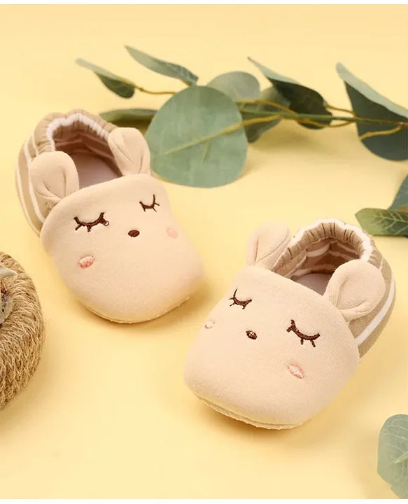 Precious Paws Elastic Baby Booties - Peach