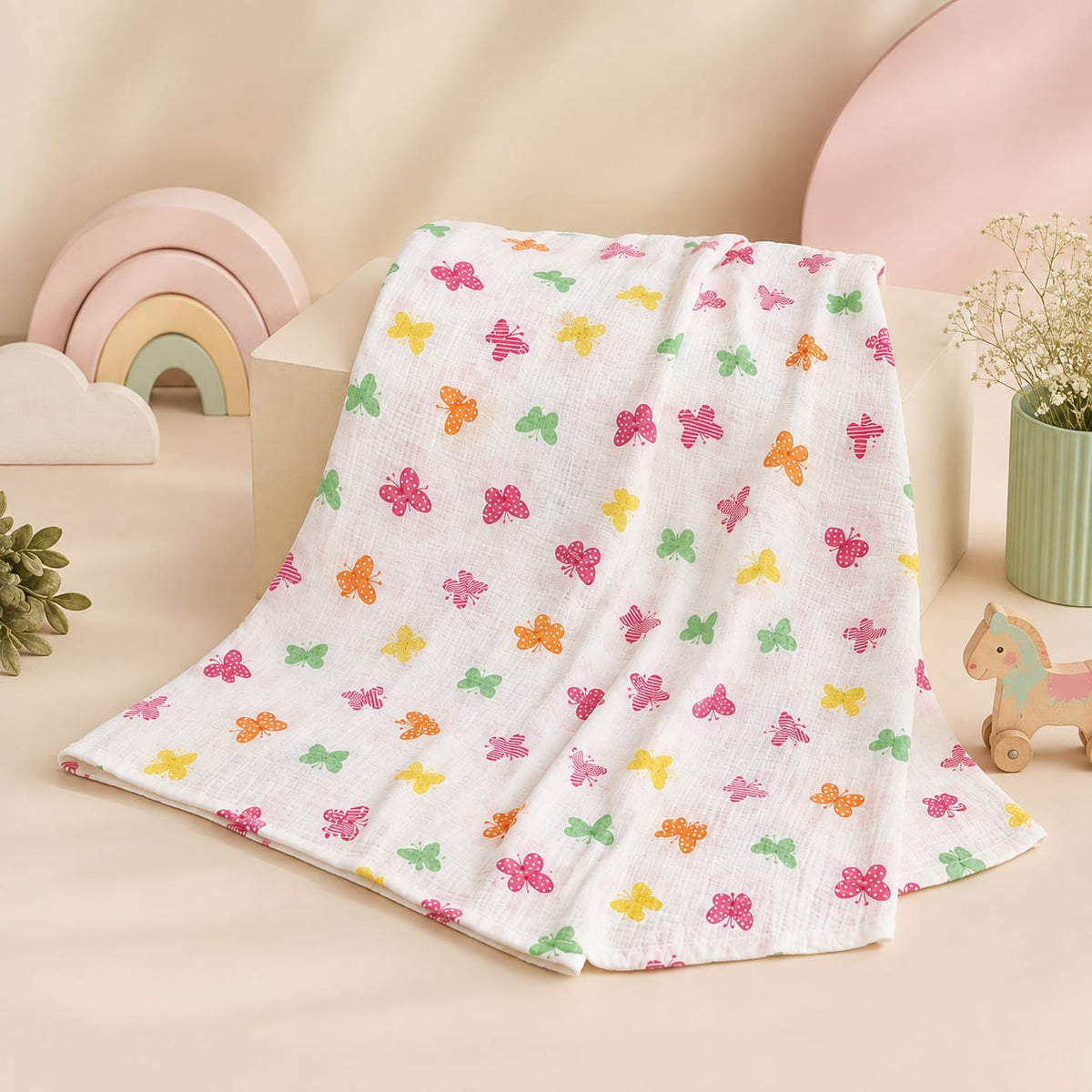 Beautiful Butterfly Baby Swaddle