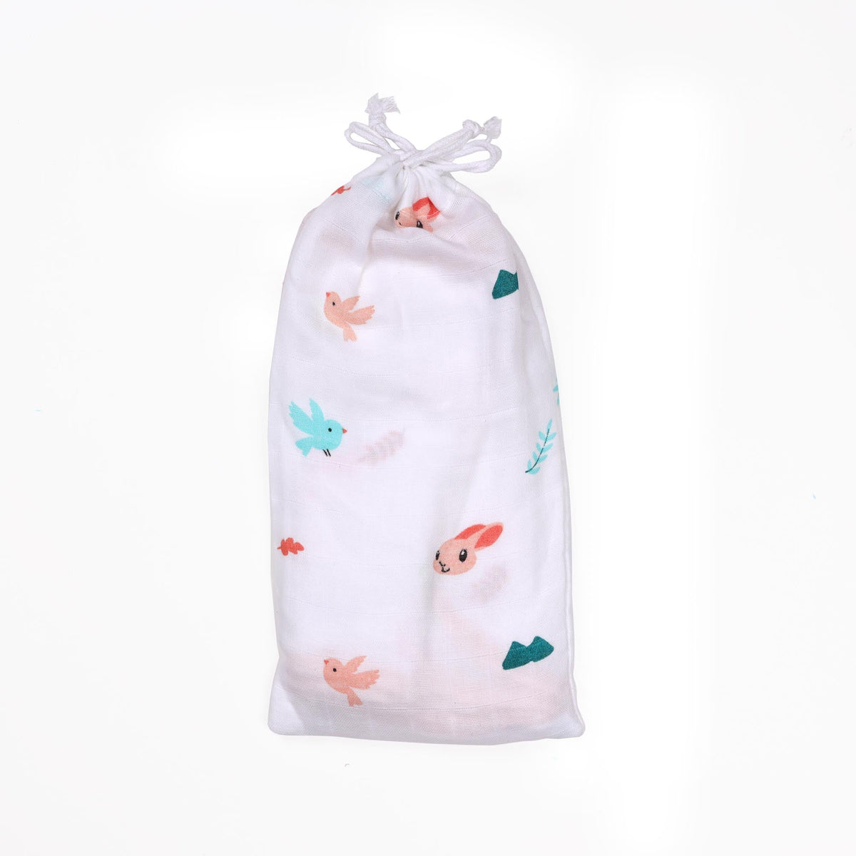 Fun in Forest Reversible Organic Baby Burp Cloth Bibs - 3 pack