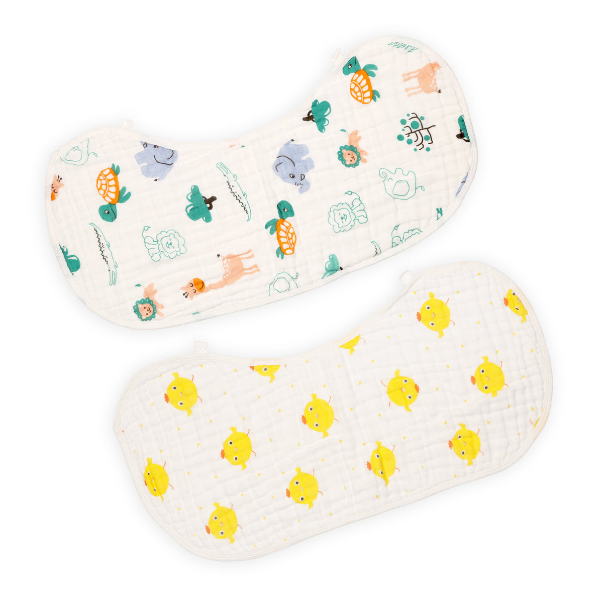 Little Animals - Baby Burp Cloth (pack of 2)
