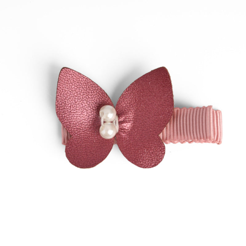 Flutter and Bow Baby Hair Clips (Set of 4)