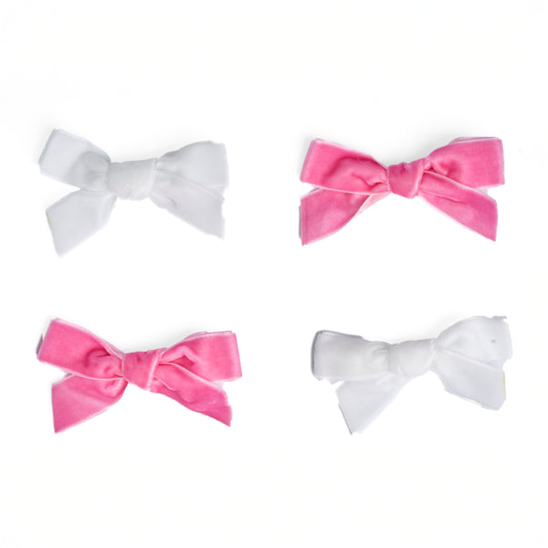 Cherry Blossom Bows Baby Clips (Set of 4)