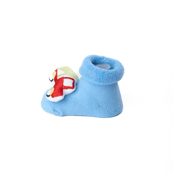 Bear on wheels 3d Baby Socks - Pack of 2