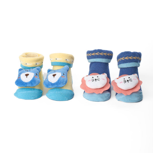 Mighty Paws 3d Baby Socks - Pack of 2