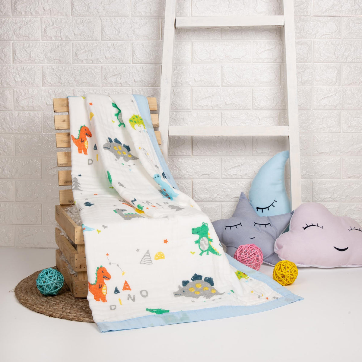 Dino Land Baby Blanket