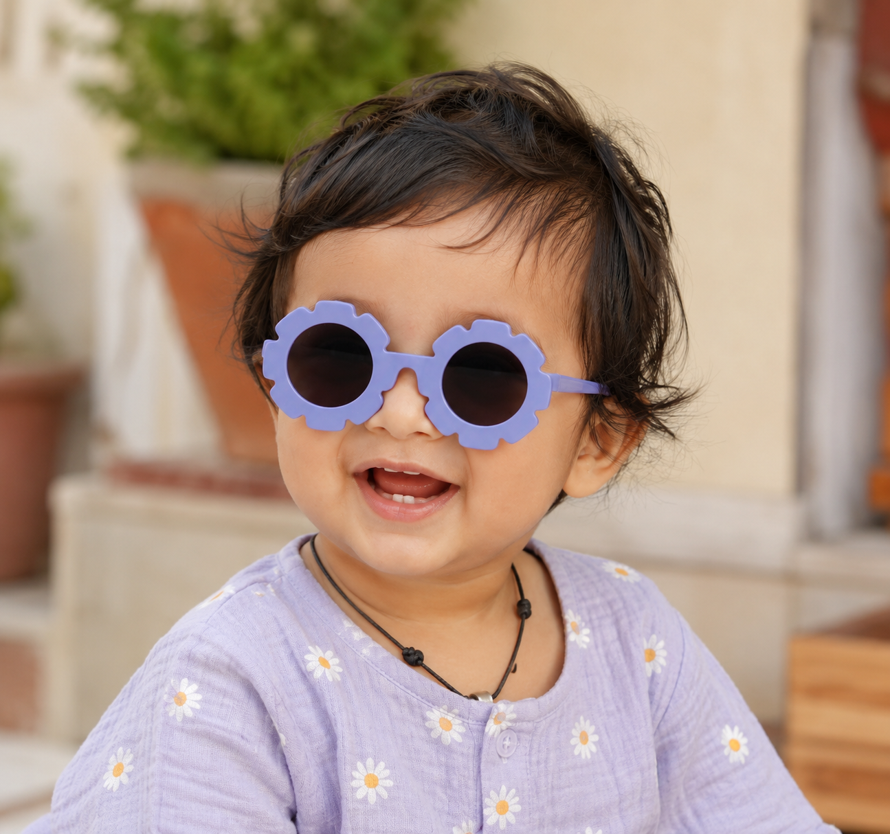 Fairy Flower Sunglasses - Purple