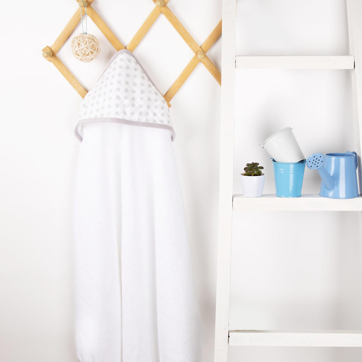 Star & Shine Baby Muslin Hooded Towel