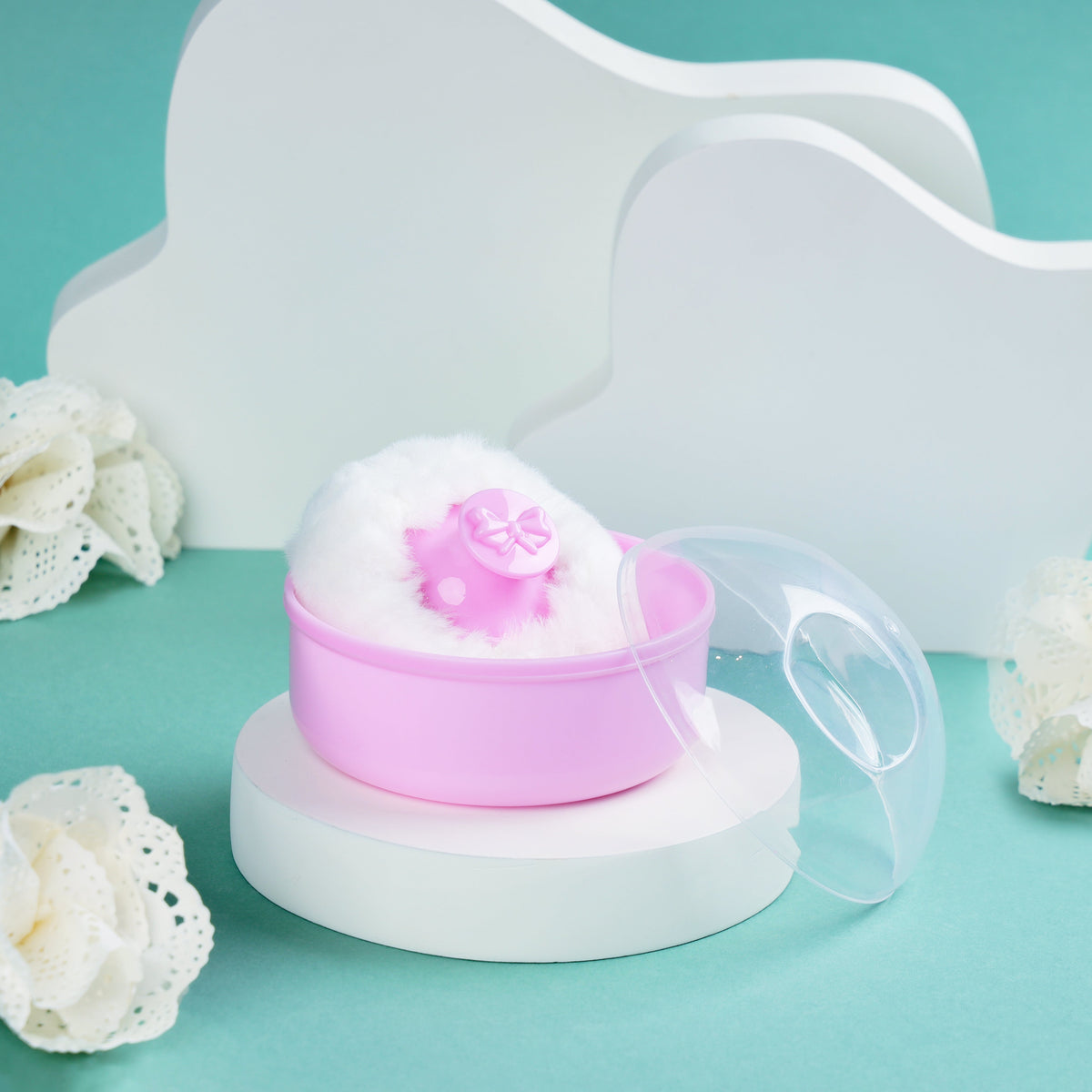 Stay Cool! Pink Baby Powder Puff