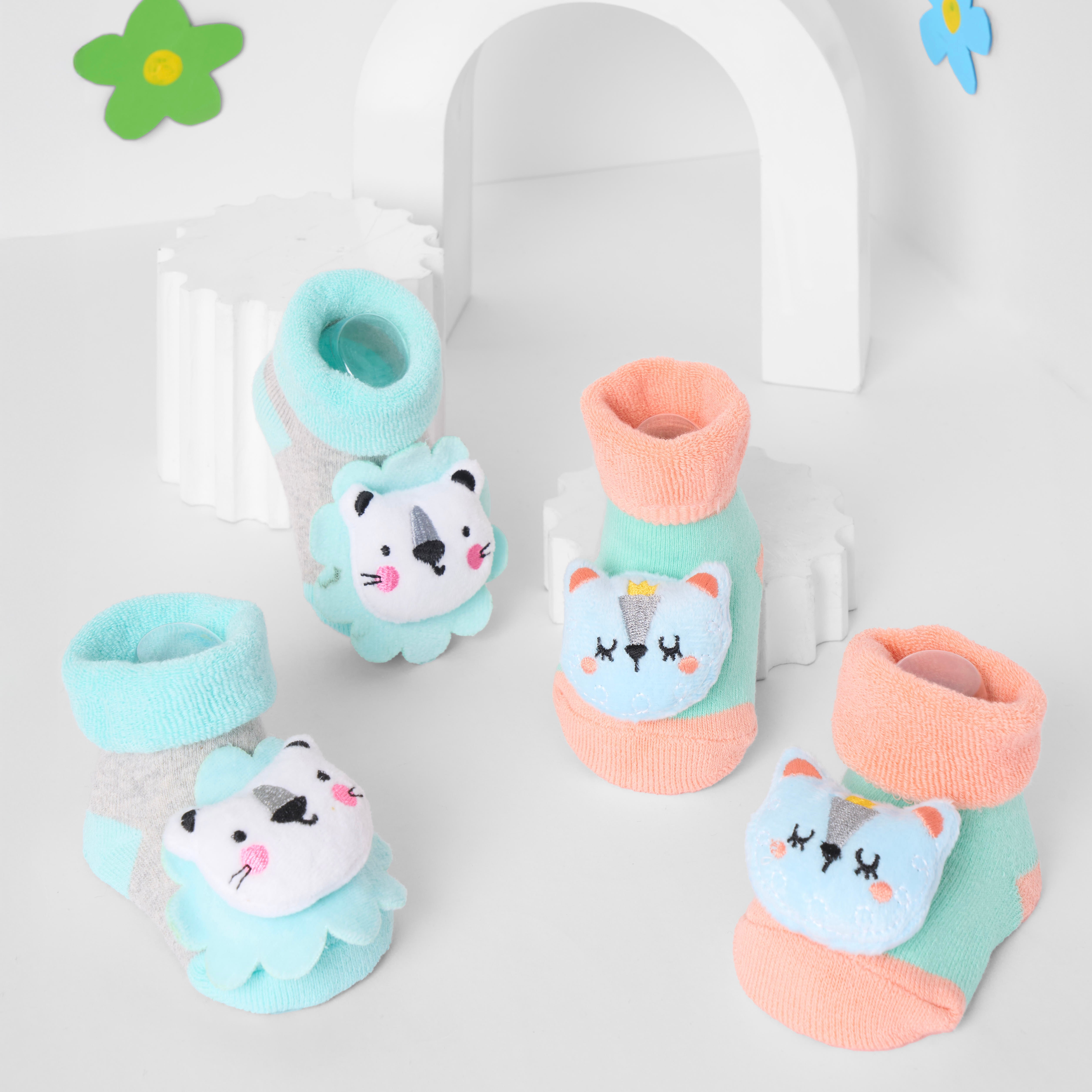 Cub Snuggles 3d Socks