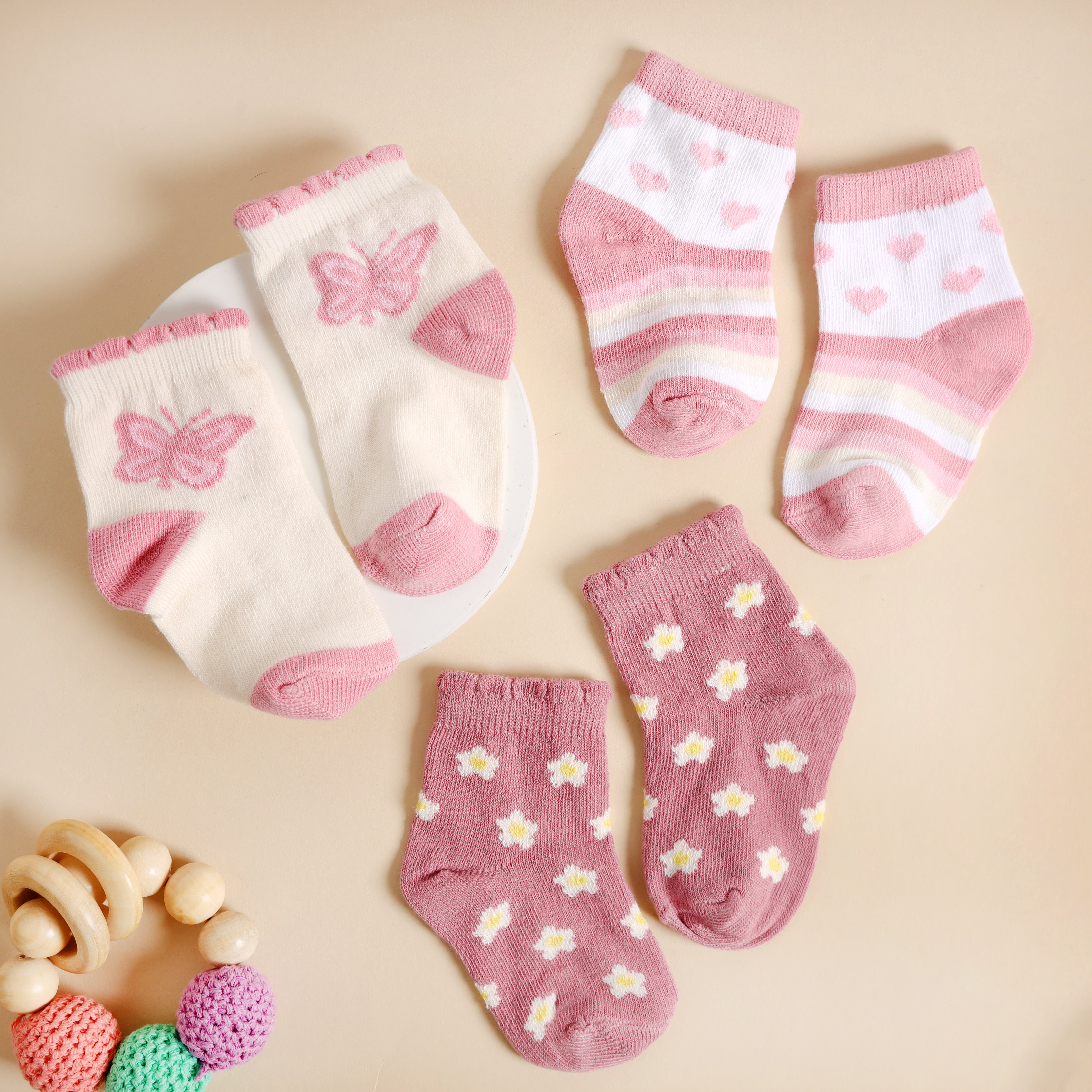 Daisy Dreams Flat Socks