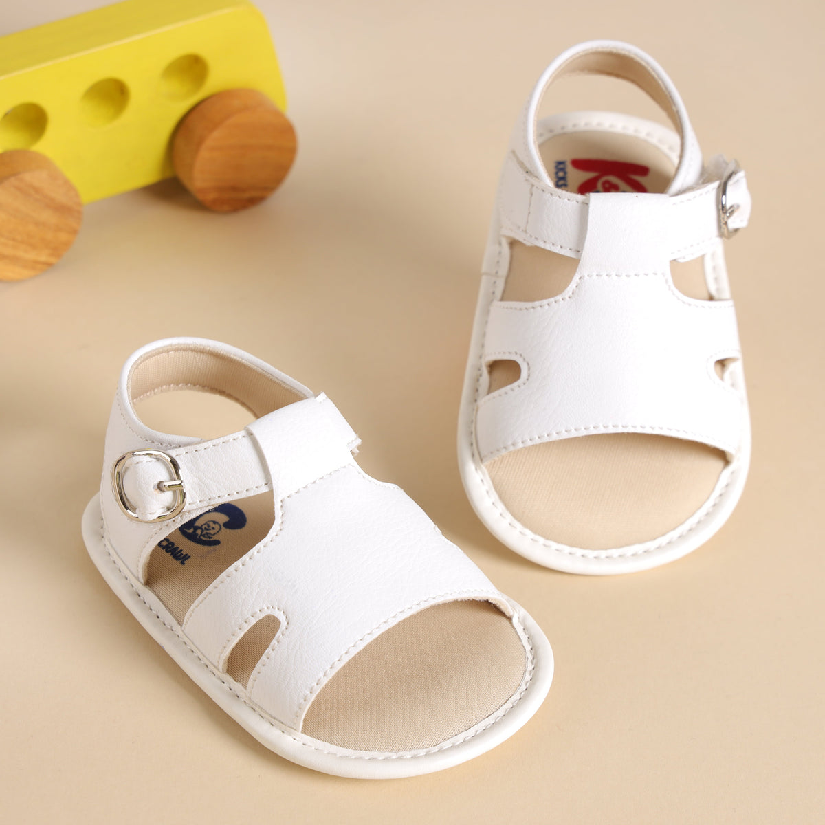 White Breeze Baby Sandals