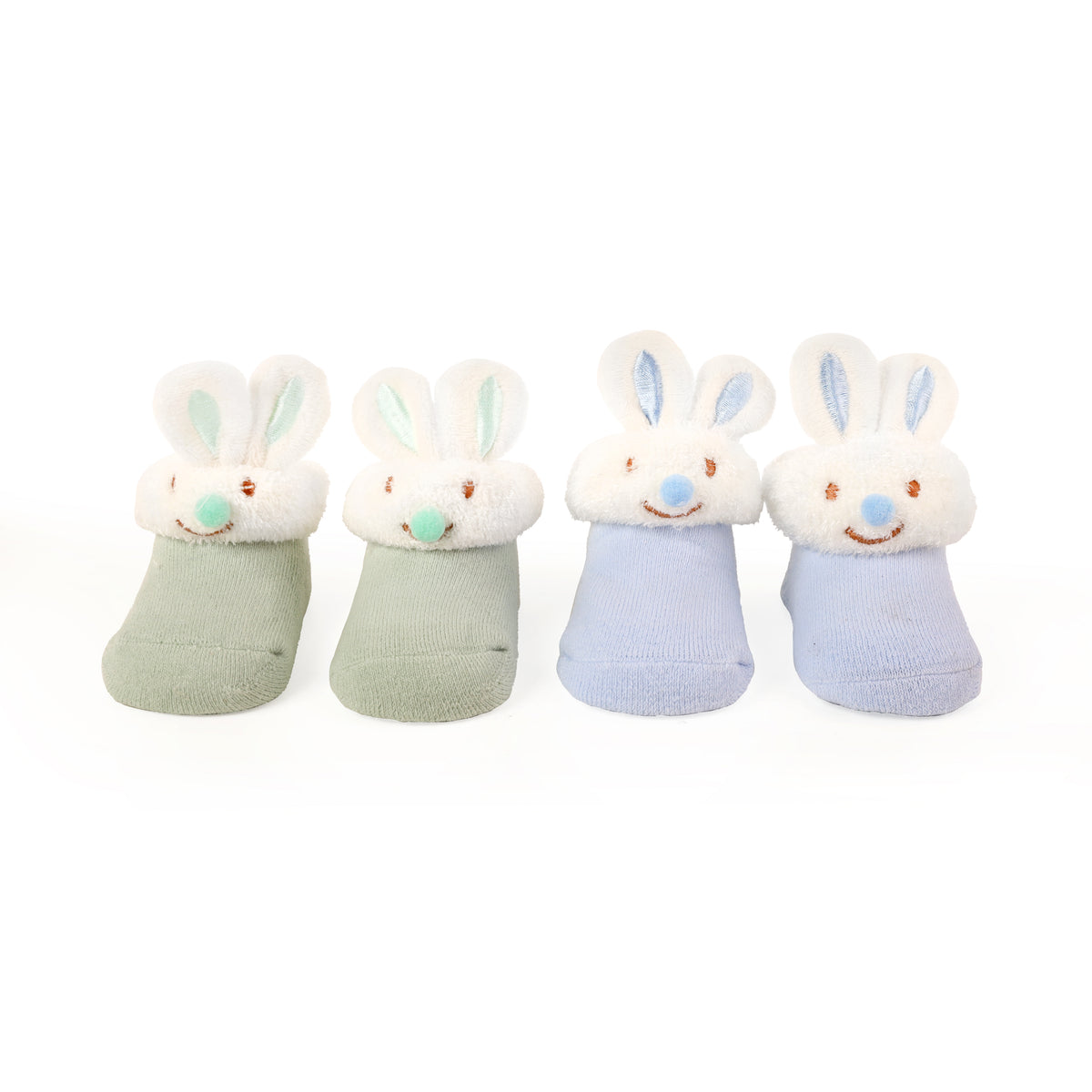 Blue Bunny Friends