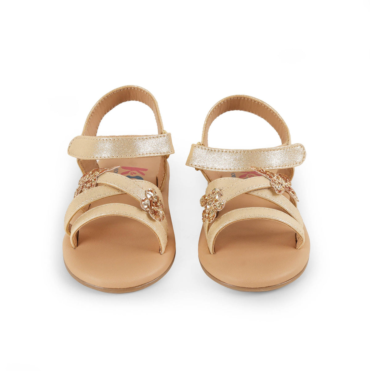Golden Butterfly Baby Sandals