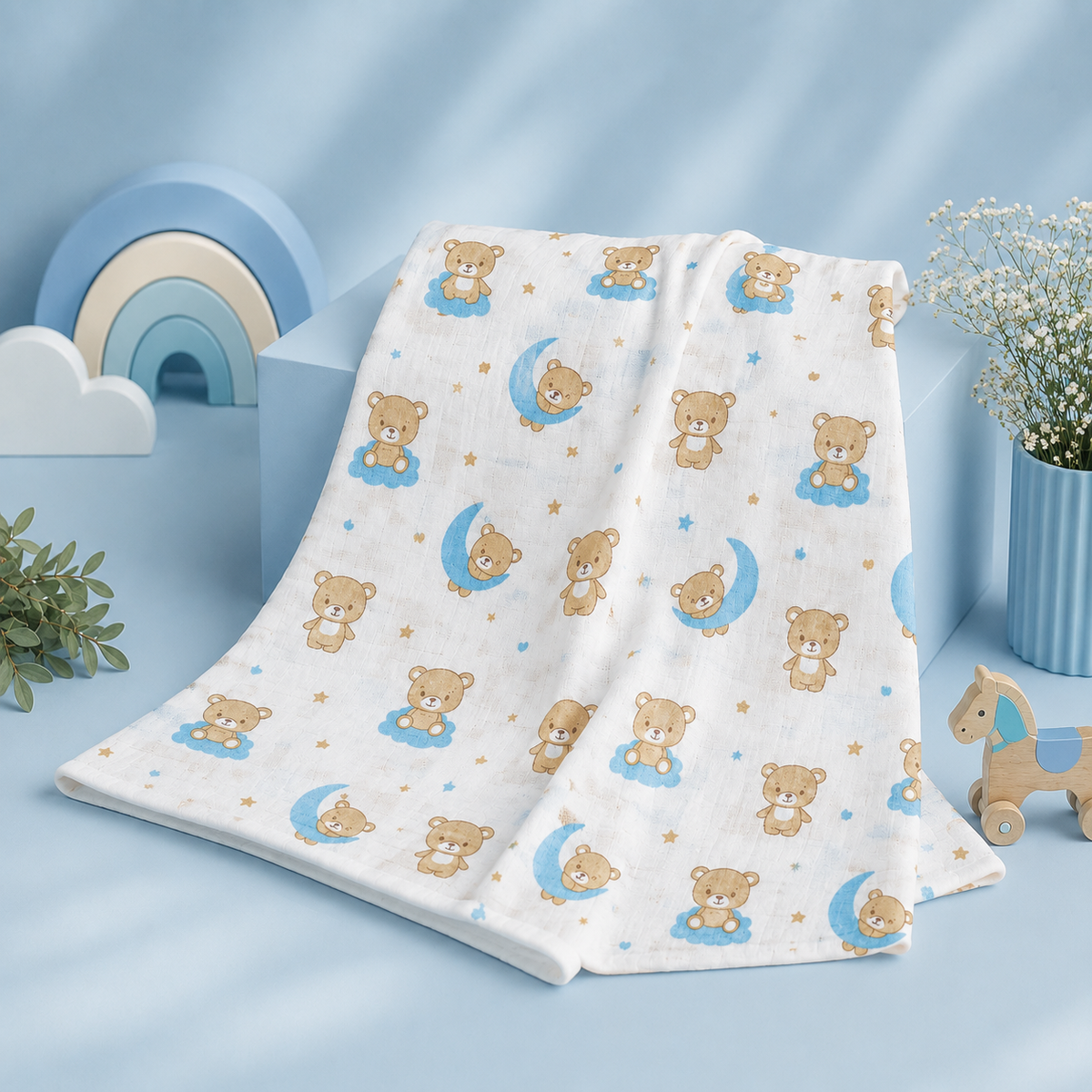 Sleepy Teddy Baby Swaddle