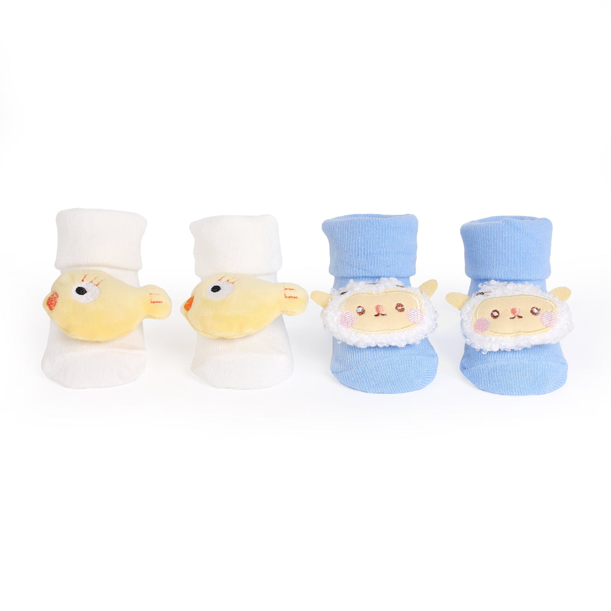 Squishy Fishy 3D Baby Socks - Pack of 2