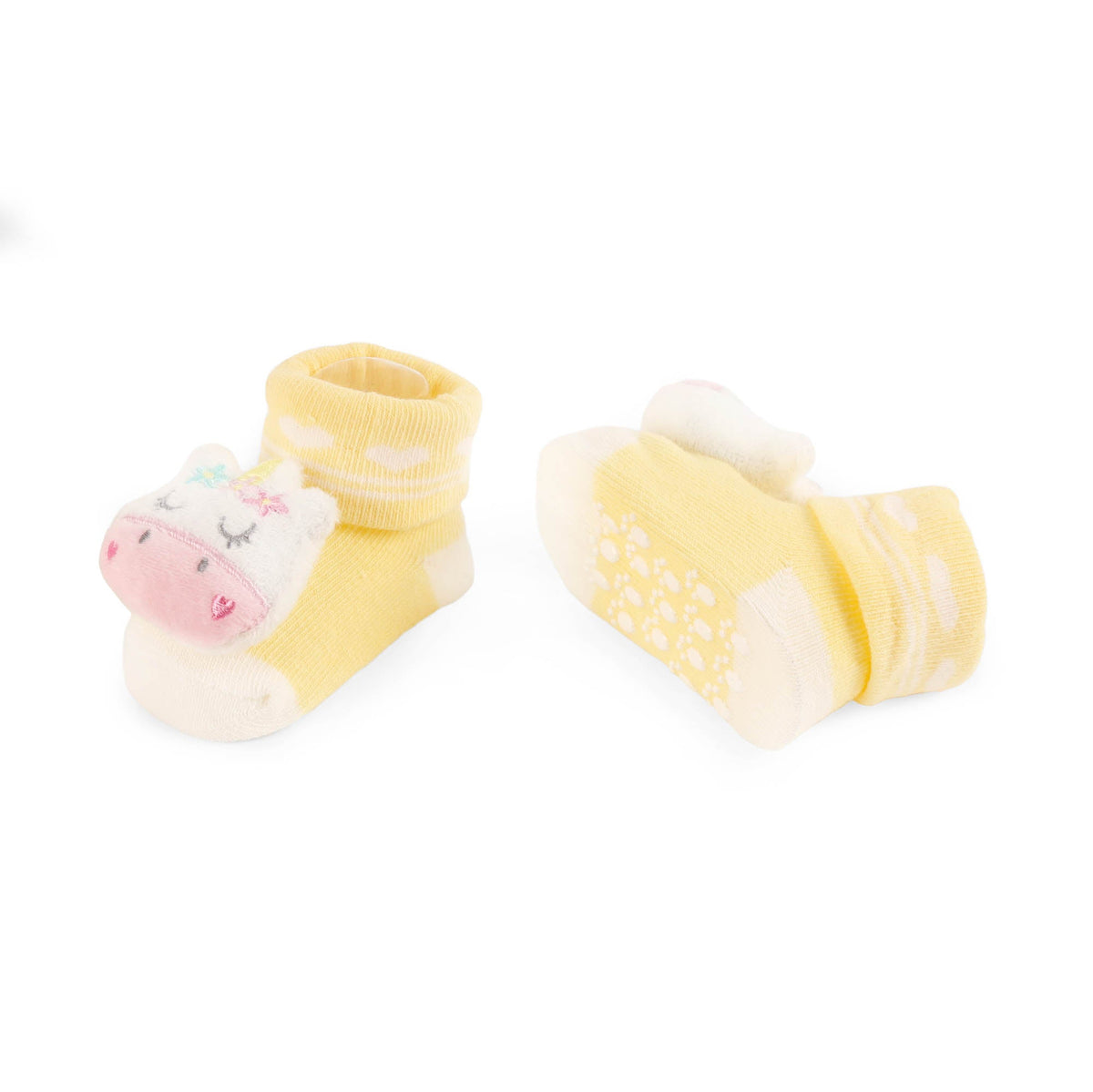 Unicorn rainbow Bliss 3D Baby Socks - Pack of 2