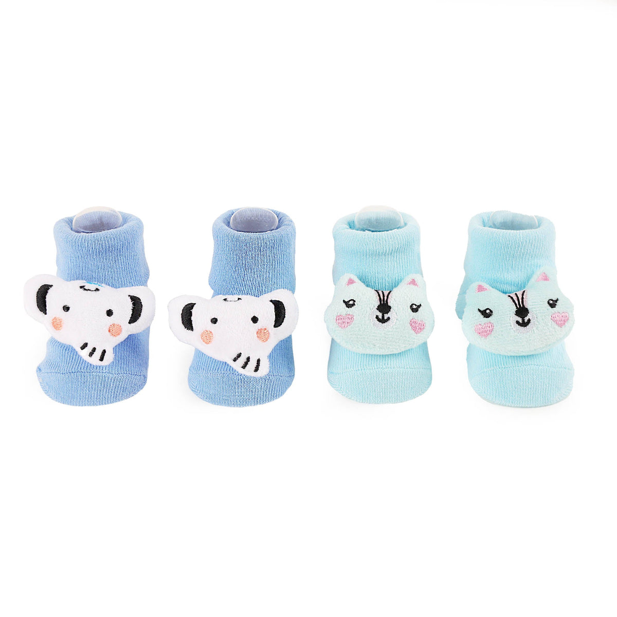 Trunk 'n Purr 3D Baby Socks - Pack of 2