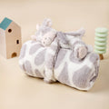 Tall Giraffe Toy Baby Blanket