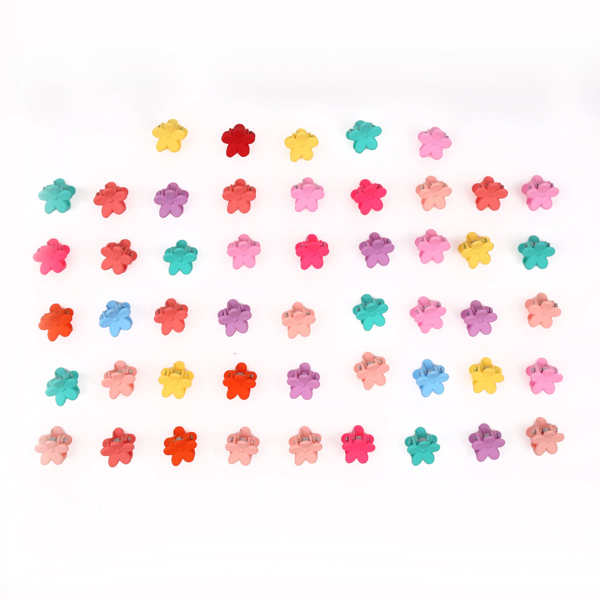 Floral Claw Baby Clips - Pack of 25