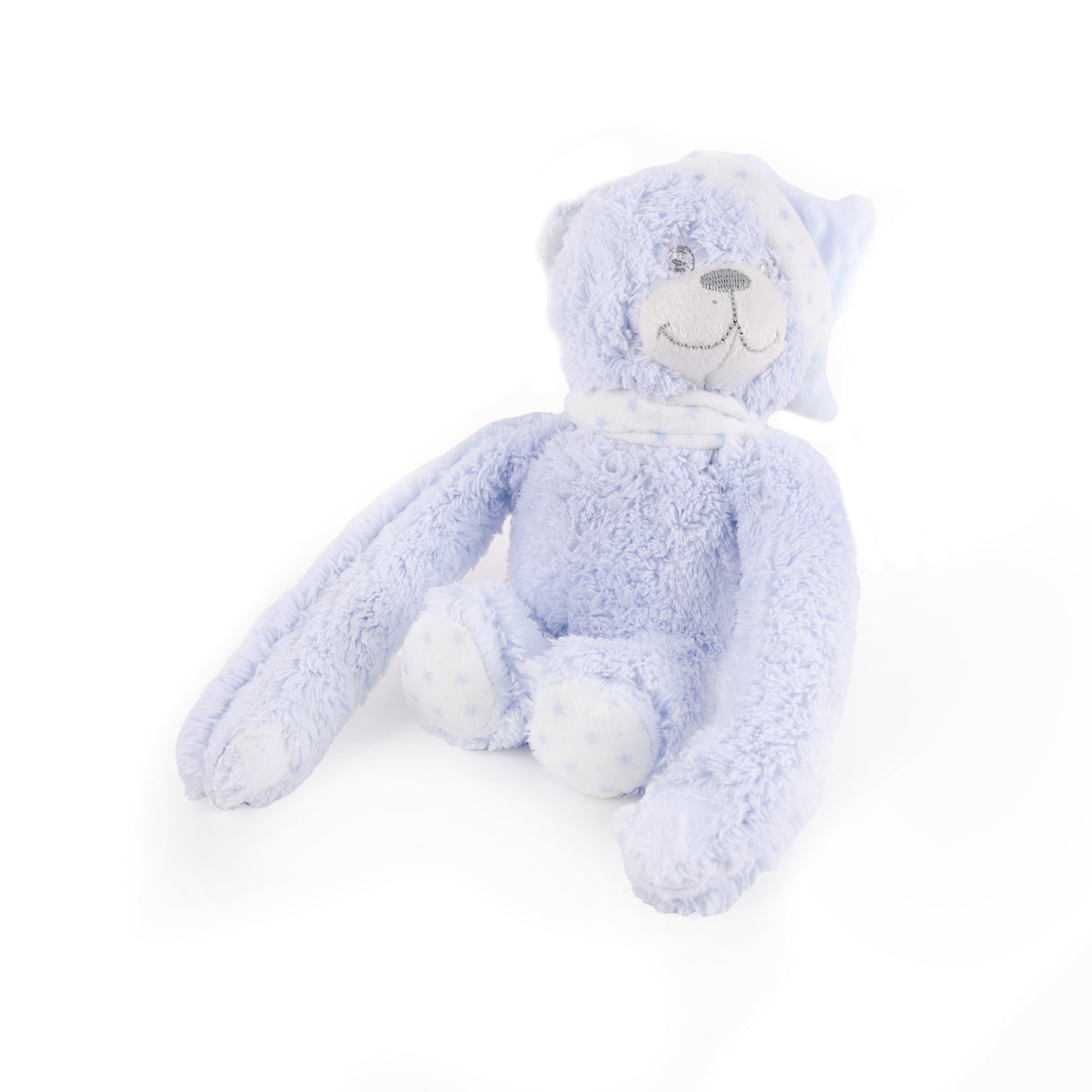 Blue Bear Toy Baby Blanket
