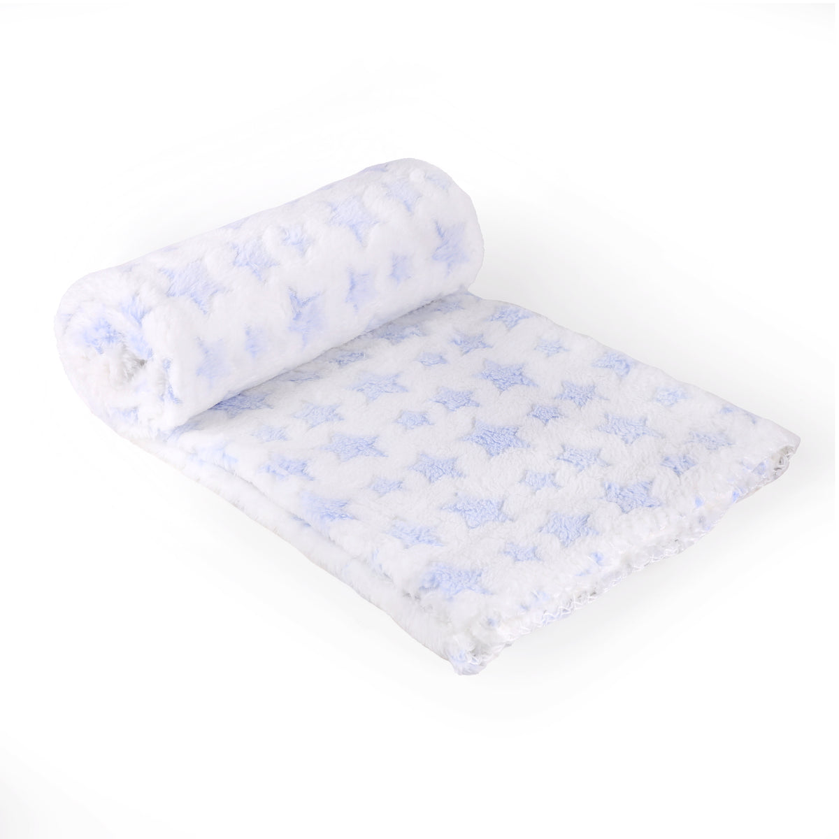 Blue Bear Toy Baby Blanket