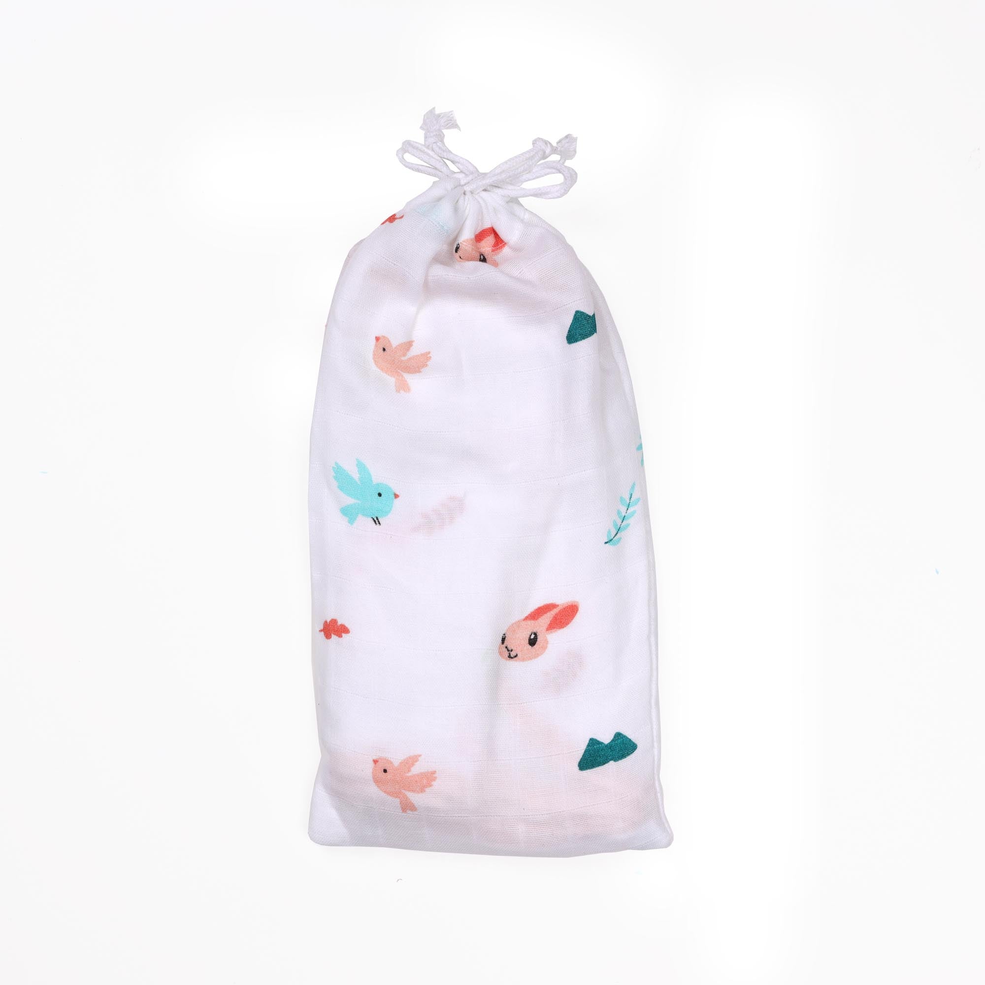 Fun in Forest Reversible Organic Burp Cloth Bibs - 3 pack
