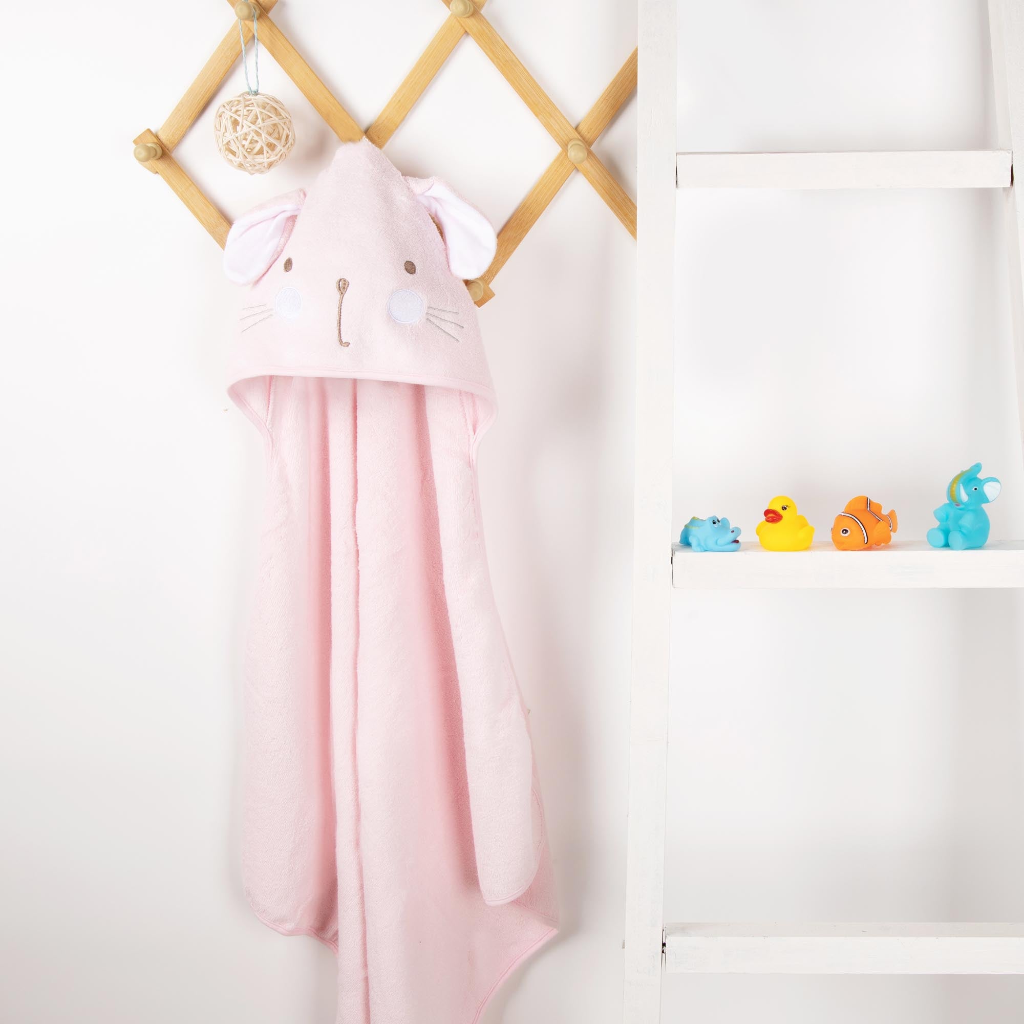 Cute Kitty Hooded Towel