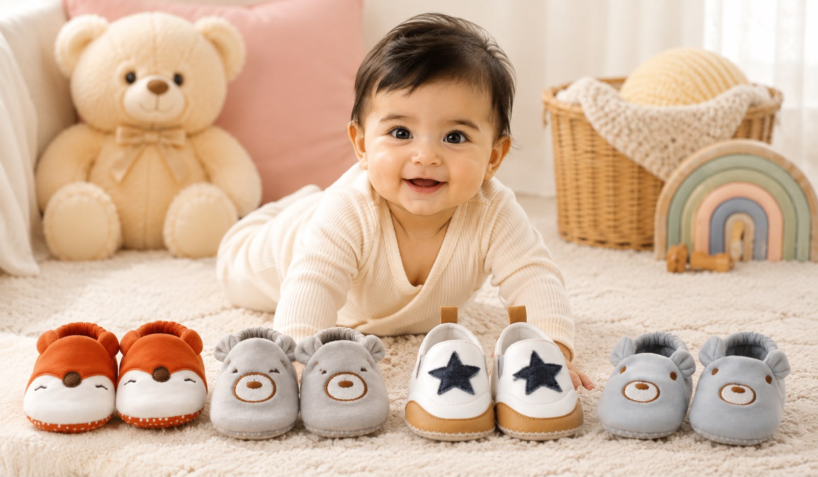Anti Skid Baby Shoes,