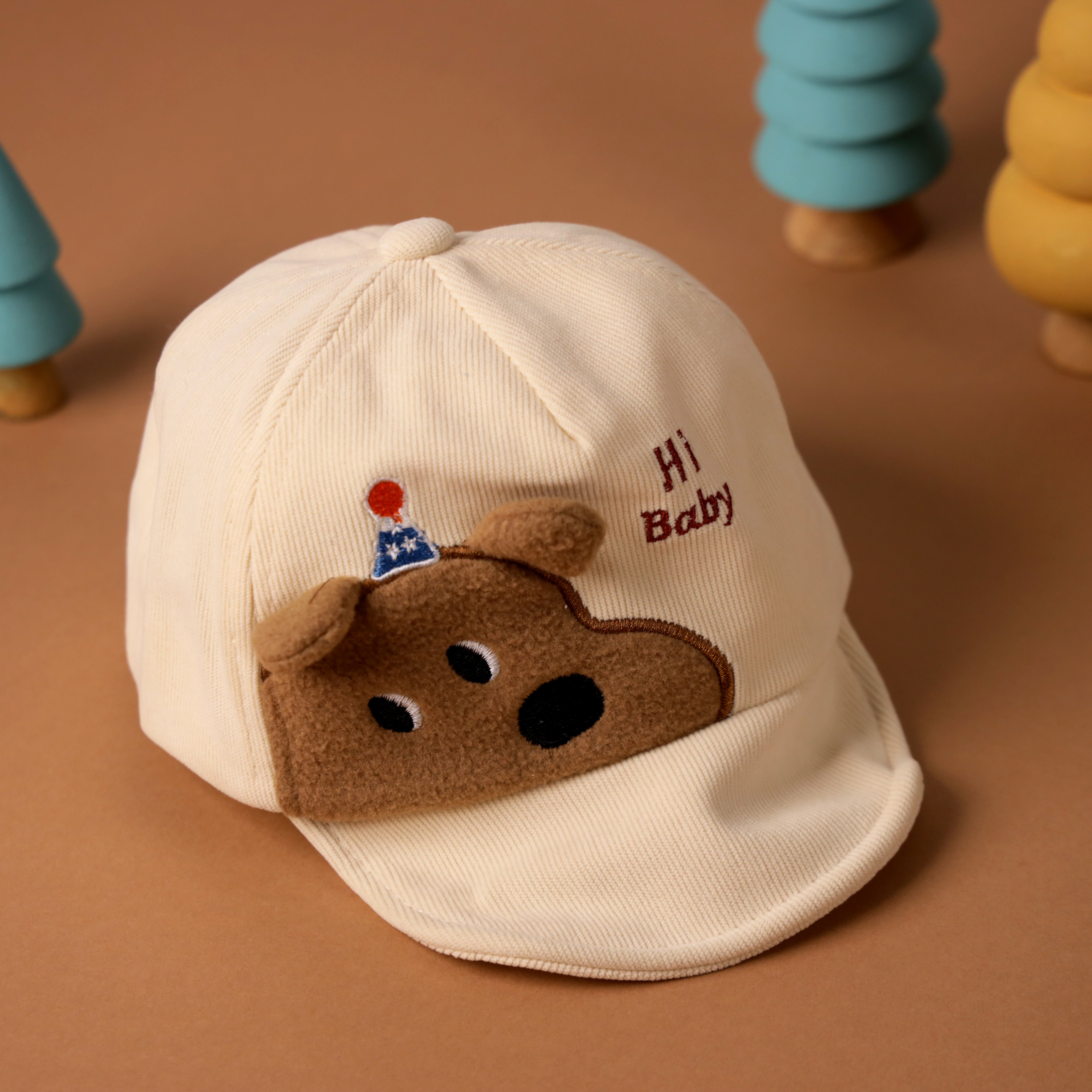 Beary Cute Cap - Cream