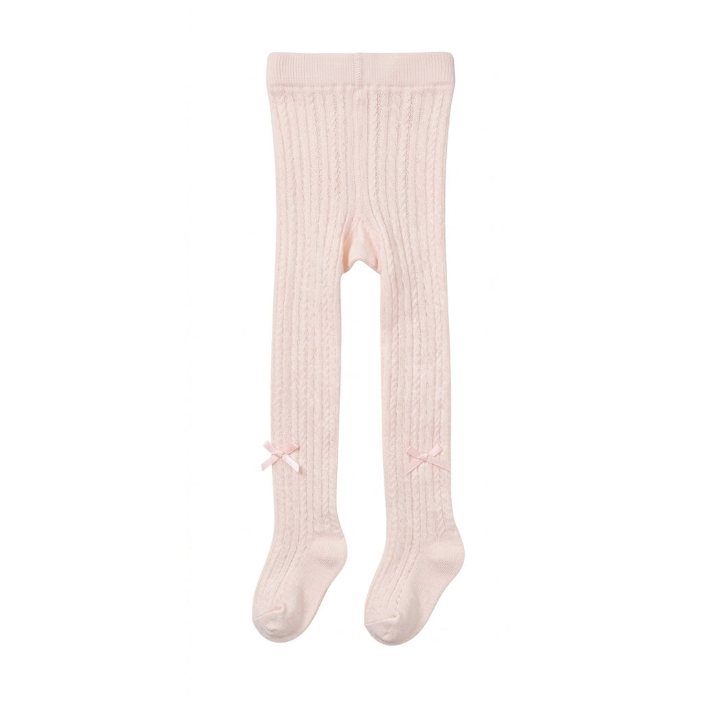 Soft Snuggles Bow Stocking - Baby Pink