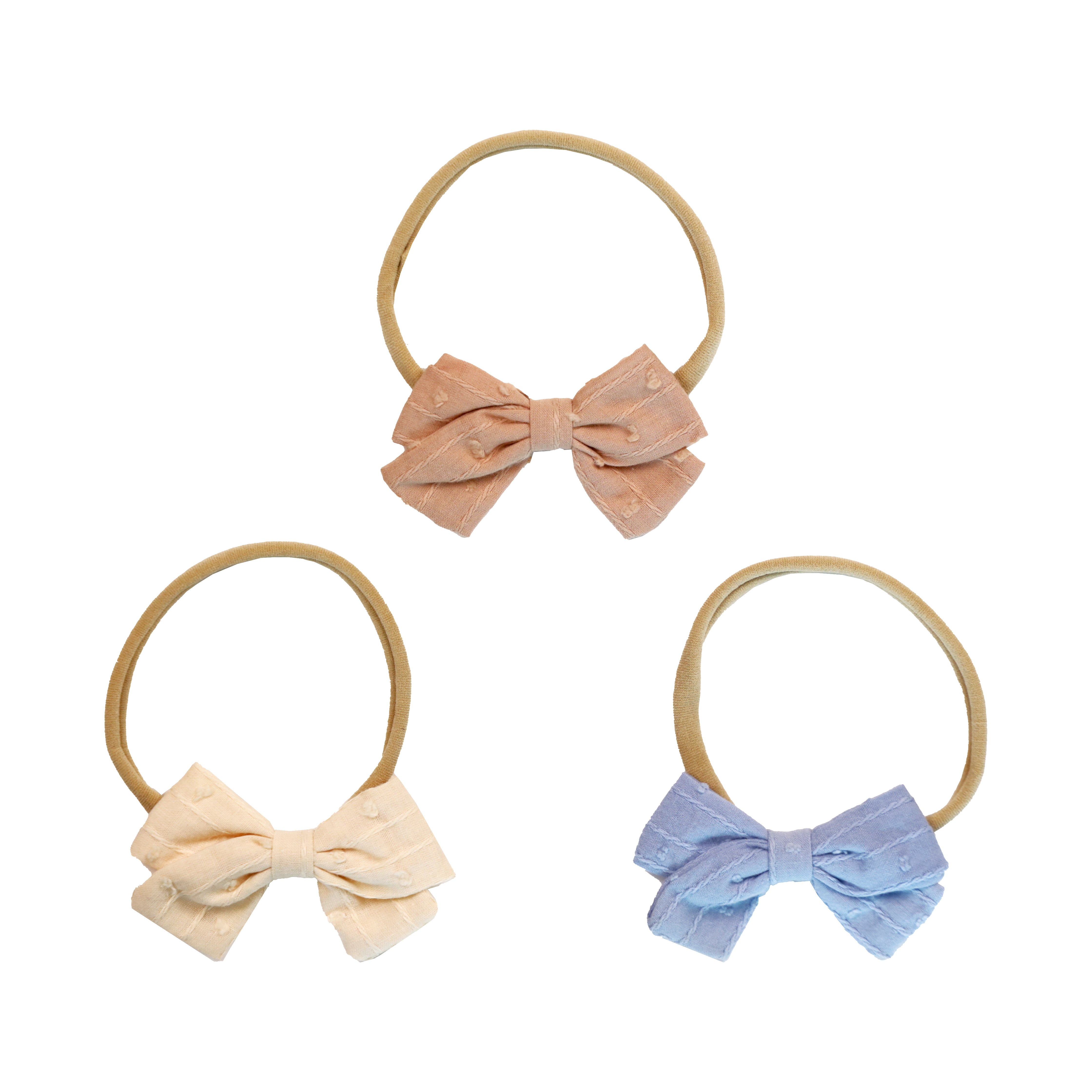 Bow Bloom Headbands (Pack of 3)
