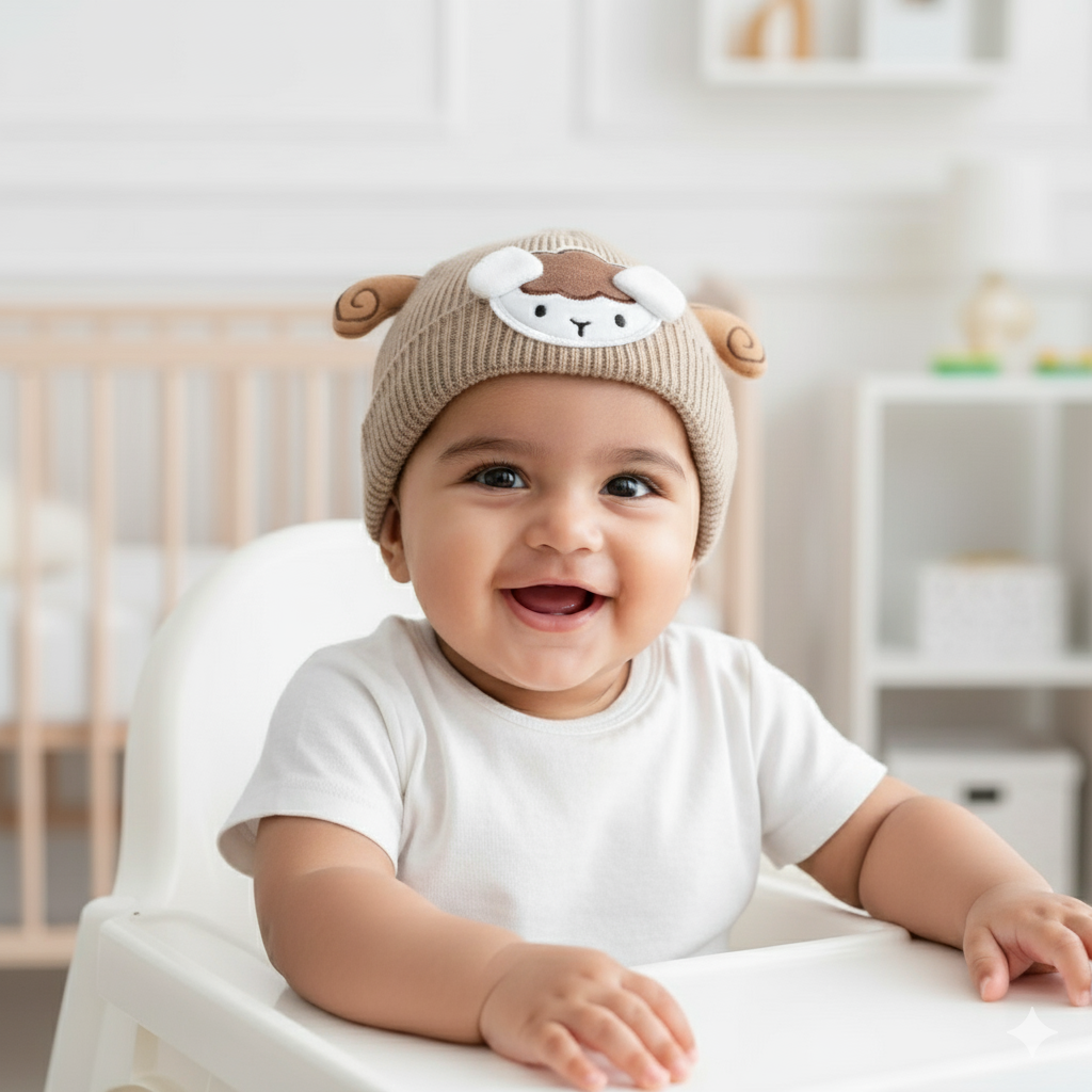 Brown Baby Beanie