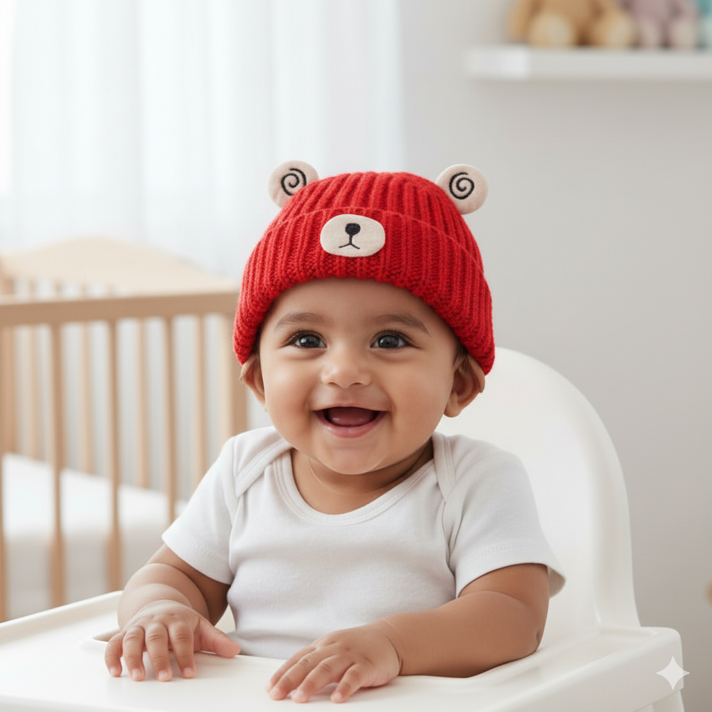 Tiny Cub Beanie - Red