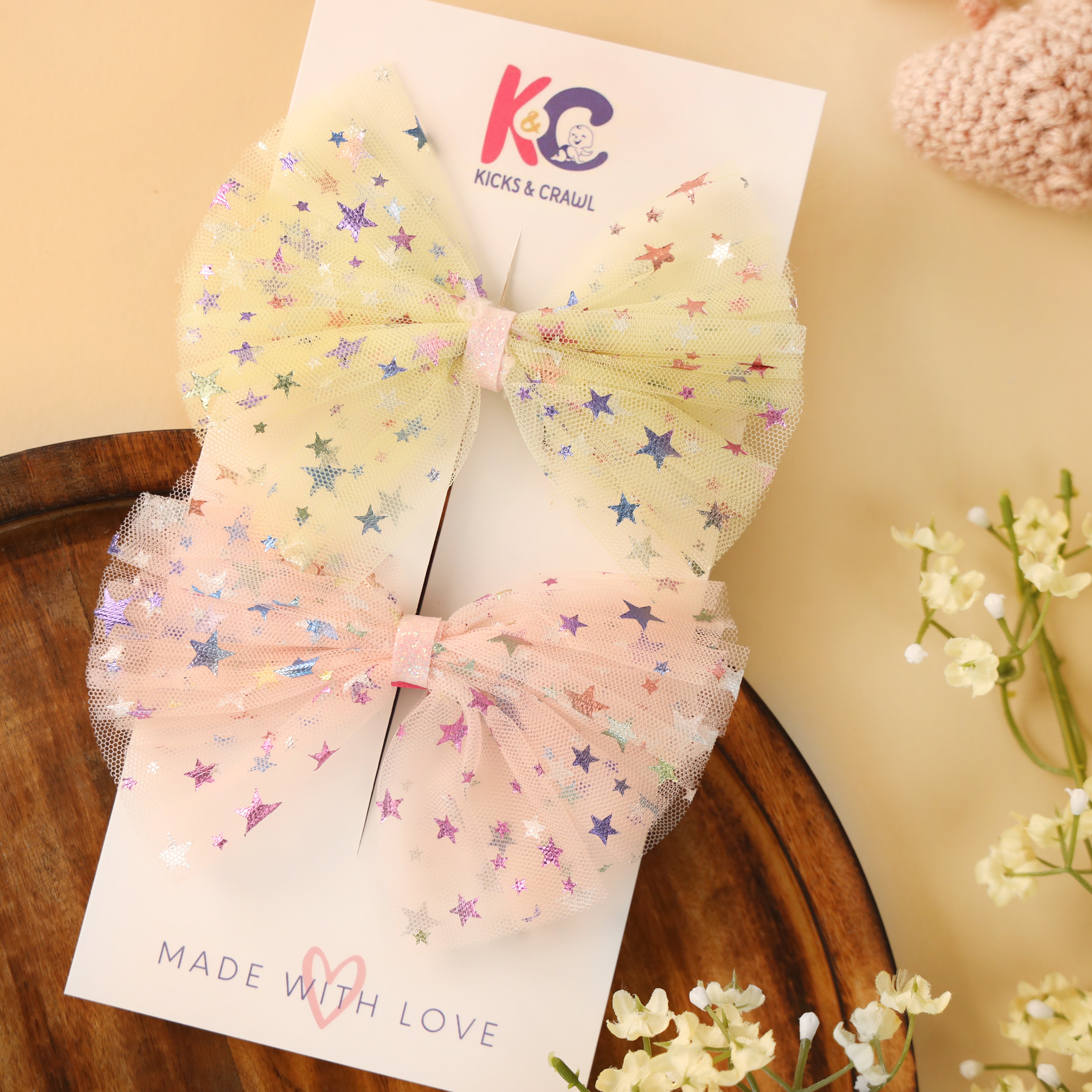 Starry Knot Bows (Pack of 2)