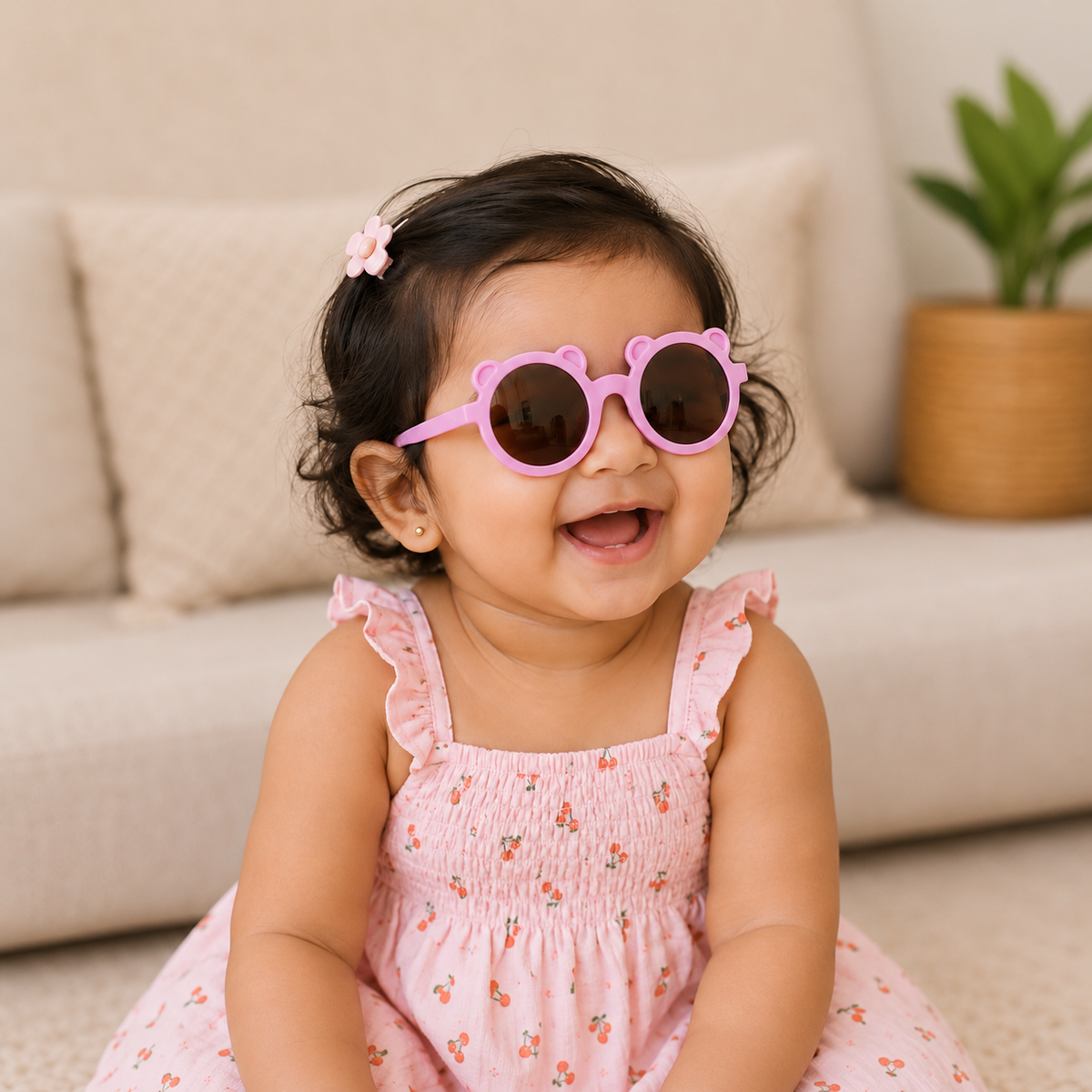 Baby Bear Sunglasses - Pink