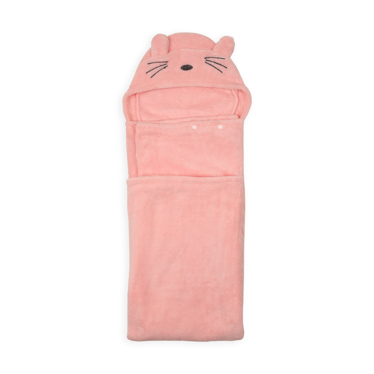 Cutie Kitty Hooded Blanket
