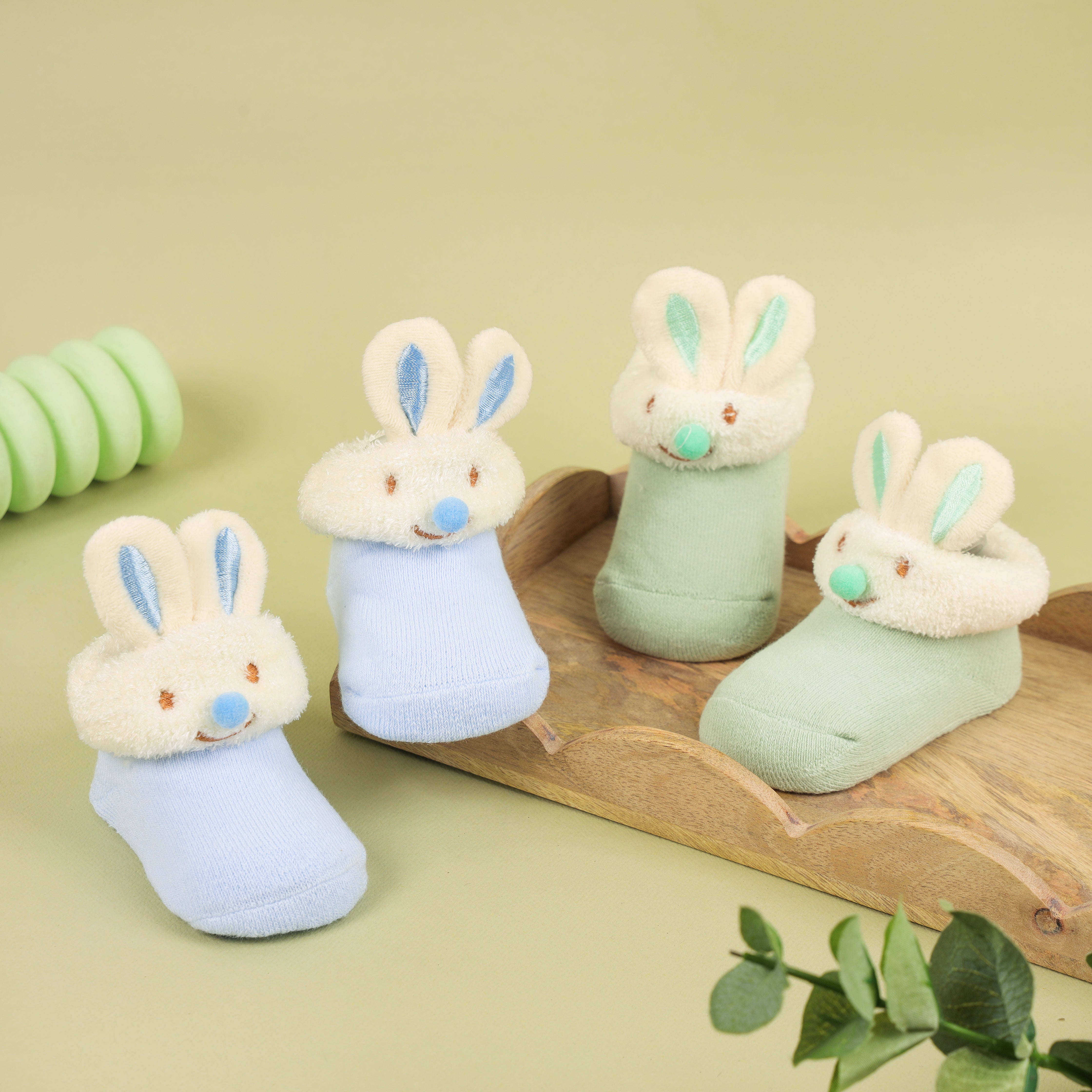 Blue Bunny Friends