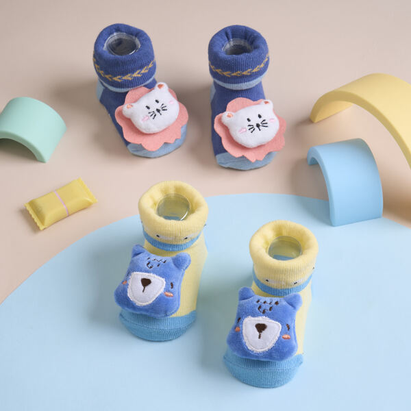 Mighty Paws 3d Baby Socks - Pack of 2