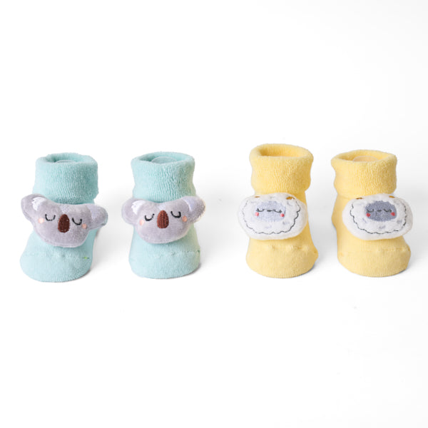 Snuggy Koala 3D Baby Socks - Pack of 2