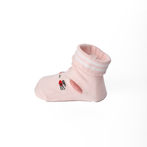 Furry Friends Forever Flat Baby Socks - Pack of 2