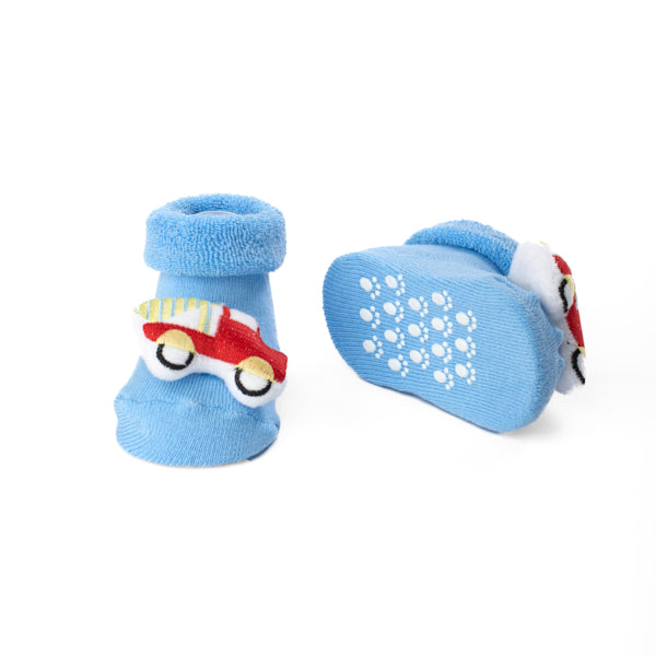 Bear on wheels 3d Baby Socks - Pack of 2