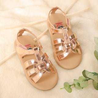 Gleaming Gladiator Baby Sandals