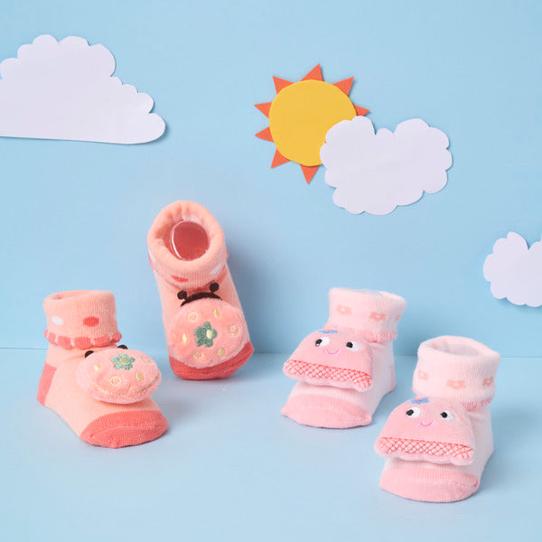 Octobugs 3d Baby Socks - Pack of 2