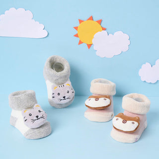 Wild Dow 3d Baby Socks - Pack of 2