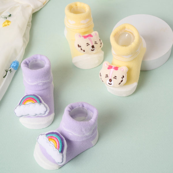 Cloud cub 3D Baby socks pack of 2