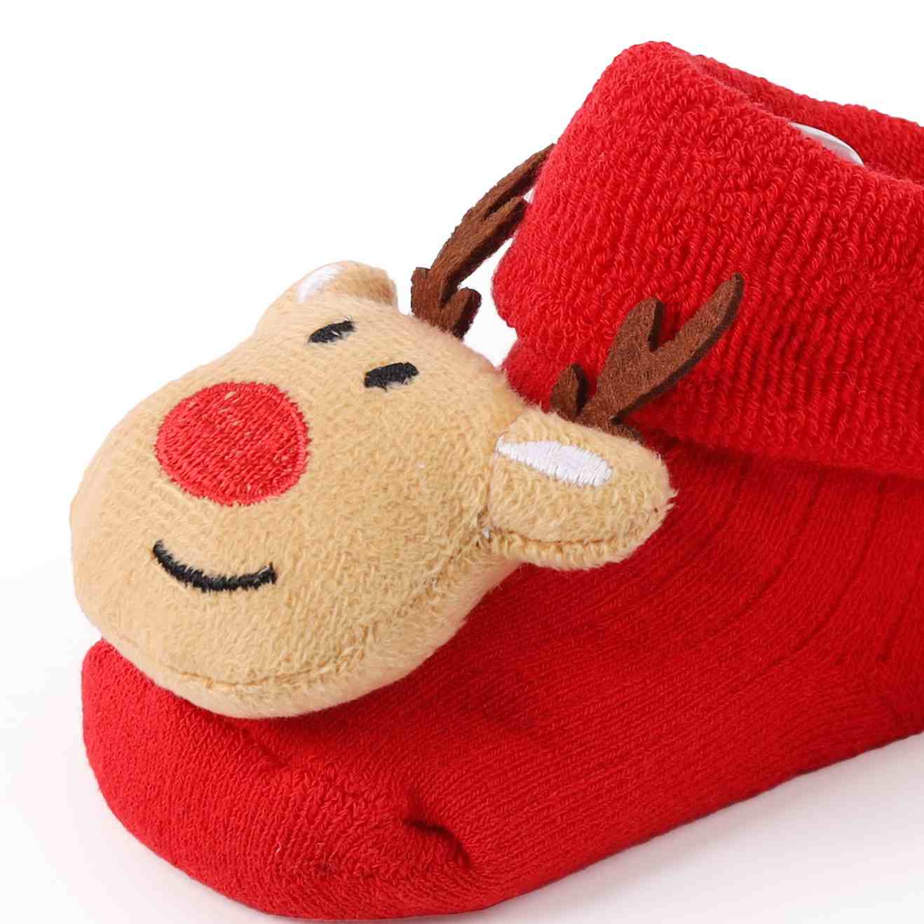 Holly Jolly 3D Baby Socks - Pack of 2