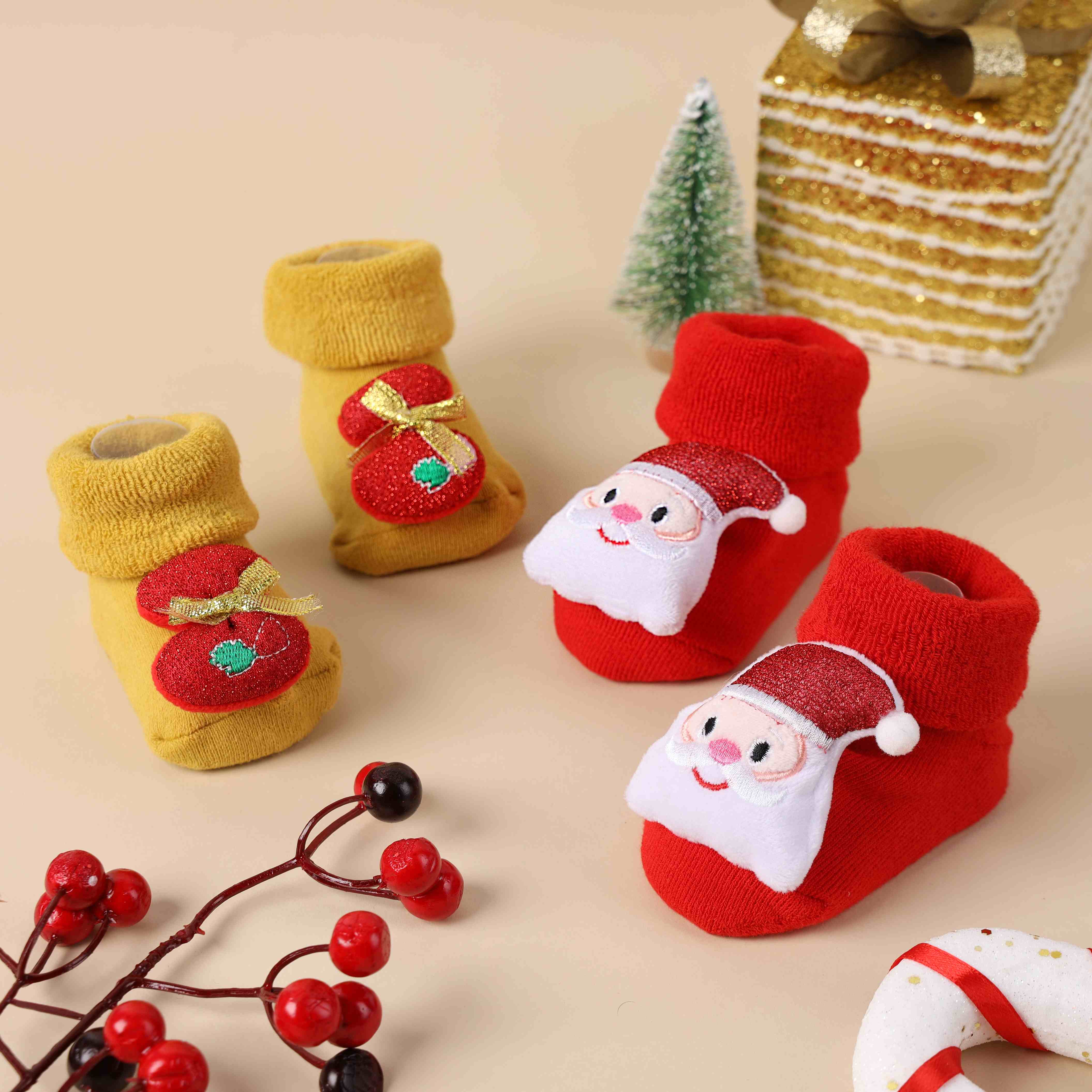 Tinsel Toes 3D Baby Socks - Pack of 2