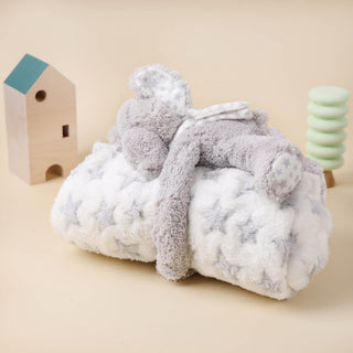 Little Ellie Star Toy Baby Blanket