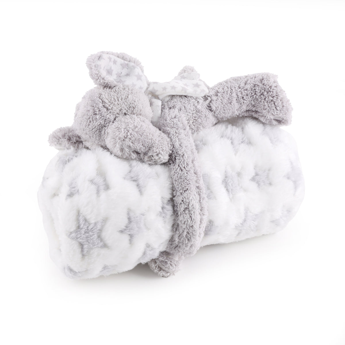 Plush Baby Blanket With Toy